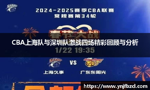 CBA上海队与深圳队激战四场精彩回顾与分析